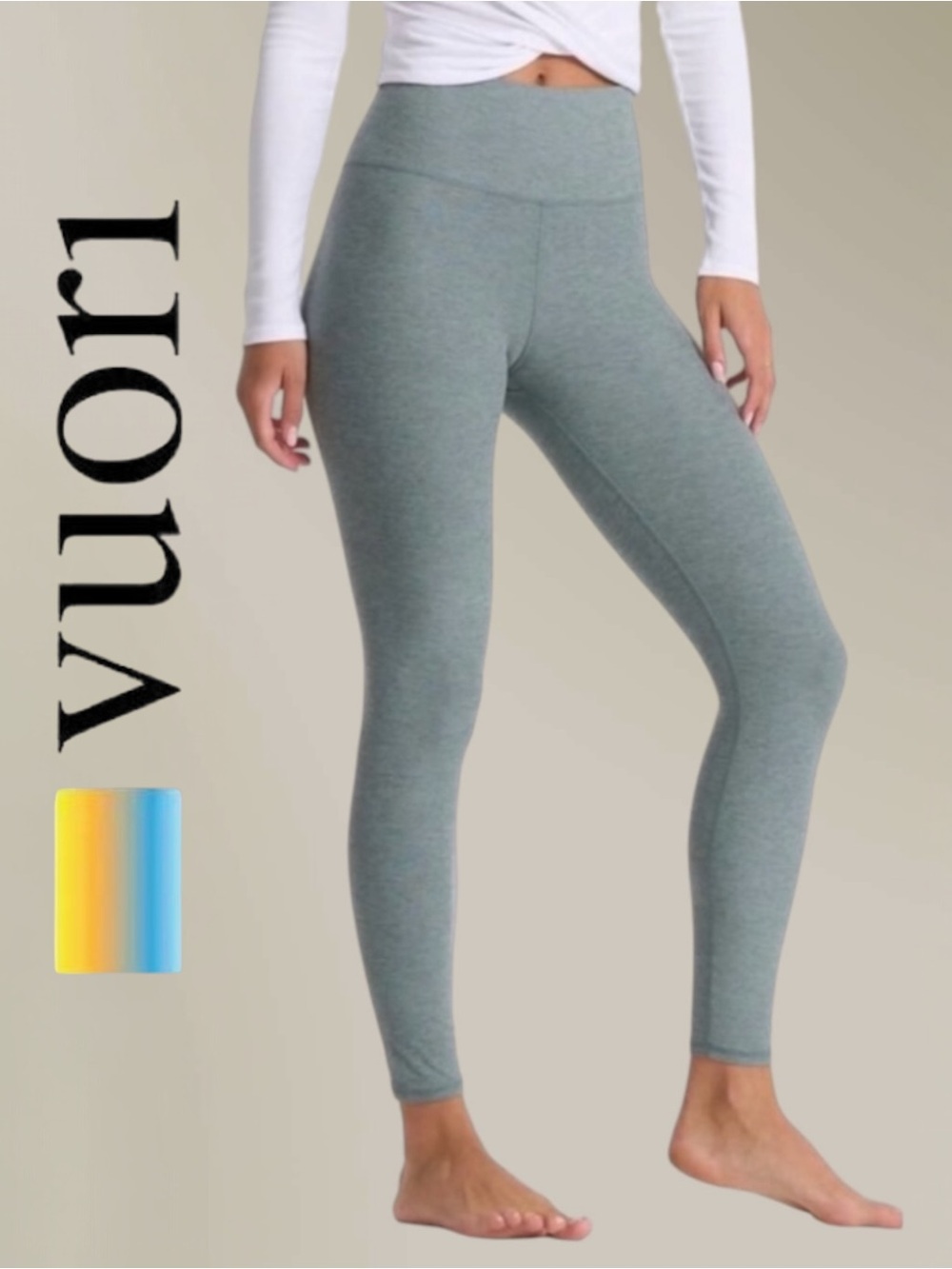 Vuori Clean Elevation Leggings Green Size: Medium VW444 Comfort High Rise Soft